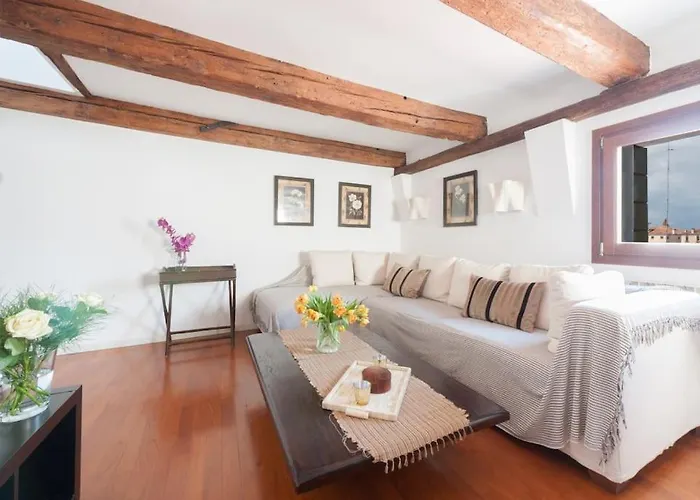 아파트 Ca' Fortuny, Your Nest On San Marco Rooftops 베니스